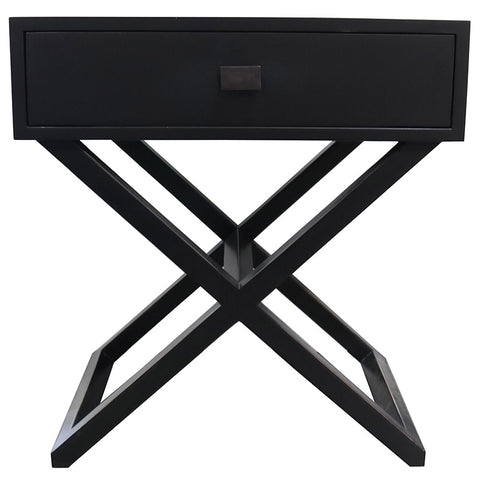 Kawarau Bedside Table / Side Table - Modern Geometric Chic