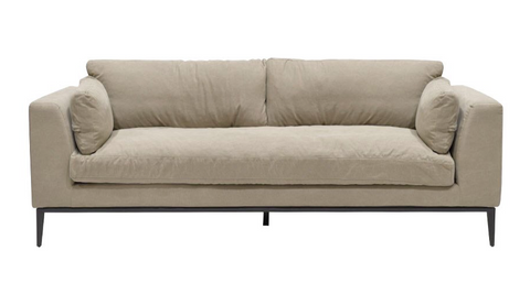 Taupe Tyson Comfortably Luxurious Modern Sofa / Lounge 3 Seater