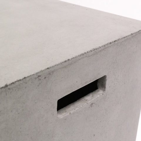 Concrete Cube Side Table / Stool Modern Rustic Minimalist Design
