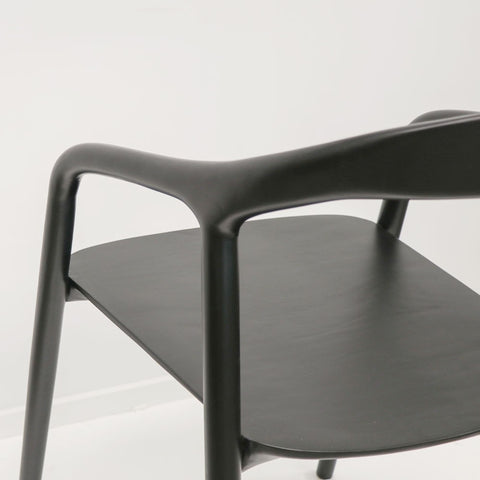 Margot Dining Chair Black Ash Wood - Haute Couture