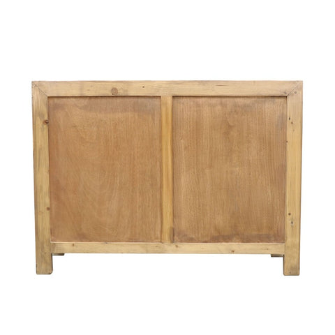 Shabby Chic Blue/Grey Oriental 2 Door Sideboard Table