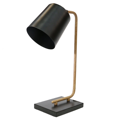 Nolan Modern Bedside Table Lamp Light - Black