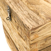 Rustic Mango Wood Storage Trunk - Beautifully Aged