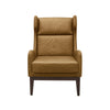 Hanover Tan Leather High Back Occasional Chair Armchair