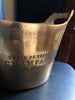 Raw Gold Champagne Engraved Interior Design Wine Bucket Aluminium Decorative Showpiece Ornament