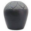 Geometric Abstract Patterned Aluminium Vase Decorative Showpiece Ornament