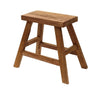Porto Rectangle Stool / Side Table Recycled Teak - Handcrafted Indoor / Outdoor Chic