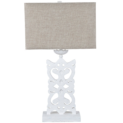 Mariposa Table Lamp - Antique Shabby Chic Style