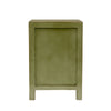 Vintage Green Shabby Chic Oriental Bedside Table / Lamp Table