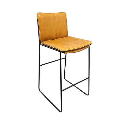 Jordi Tan Leather Bar Stool Barstool