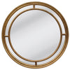Lorenzo Exquisite Gold Country Chic Round Framed Mirror