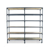 Industrial Metal Bookshelf With Castor Wheels - Perfect Storage For Office, Laundry, Butler’s Pantry or Wardrobe