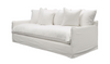 White Lotus Luxurious Modern Slipcover 2 Seater Sofa / Lounge