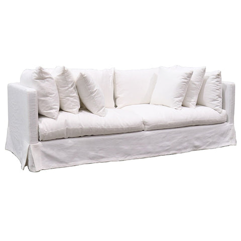 Luxurious Long Island Linen Sofa / Lounge