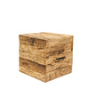 Rustic Mango Wood Storage Trunk - Beautifully Aged