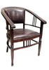 Hacienda Dining Chair / Occasional Chair Leather & Wood