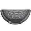 Geometric Black Iron Mesh Bowl 45cm Large