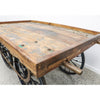 Antique Original Wooden Cart Console Table / Plant Display / Wedding Display / Kitchen Island