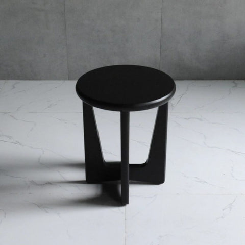 Ada Modern Black Oak side Table / Alcove Table / Bedside Table