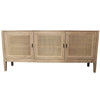 Ranfurly Sideboard Natural Wood & Rattan Cane