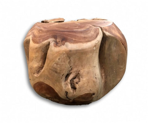 Natural Characterful Teak Root Wood Side Table