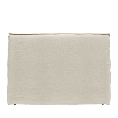 Oatmeal Linen Keely Super King Bedhead Headboard