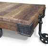 Railway Vintage Baggage Trolley Recycled Coffee Table - Rustic Industrial Statement Piece