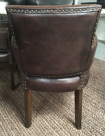 Bilboa Thick Cut Leather Cigar Chair