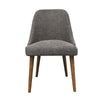 Genoa Wood Dining Chair - Grey Linen