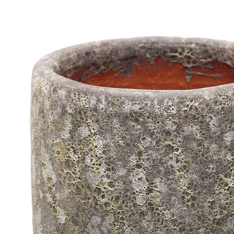 U Shaped Lava Glazed Outdoor Pot - Smaller