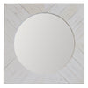 Soft & Feminine Cambridge Shabby Chic White Wash Textured Mirror