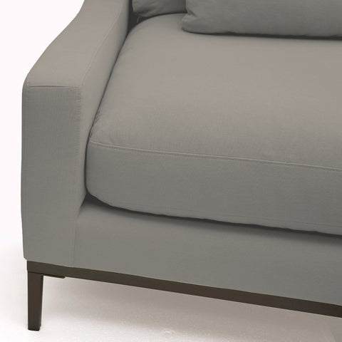 Azona Sophisticated Comfort Grey Linen Sofa / Lounge