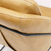 Italian Leather Modern Workshop Chic Lounge Chair Armchair - Golden Tan