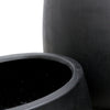 Ahuriri Black Concrete Outdoor Planter - Medium