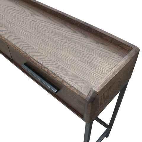 Dark Chocolate Carlton Charming Iron & Wood 1.8m Console Table