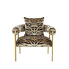 Michigan Armchair Modern Animal Print - Bold Statement Piece