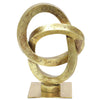 Rustic Gold Interior Design Knot Decorative Showpiece Ornament