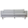 Mendoza Modern Minimalist Three Seater Linen Sofa / Lounge