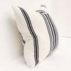 Freya Luxury Indigo Stripe Lounge / Chair Cushion 50cm x 50cm