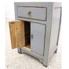 Vintage Blue/Grey Shabby Chic Oriental Bedside Table Sideboard Table / Lamp Table