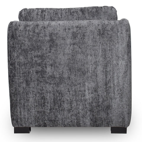 Quadria Charcoal Chenille Modern Luxury Occasional Chair / Sofa Chair