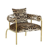 Michigan Armchair Modern Animal Print - Bold Statement Piece