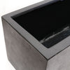 Waihou Concrete Outdoor Planter - Smaller Black