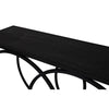 Circle Arty Geometric Black Wood Sideboard / Bookcase / Shelving Unit