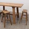 Porto Recycled Teak Bar Leaner Table - Handcrafted Indoor / Outdoor Chic