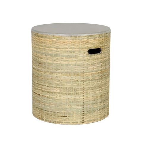 Thatch Concrete Modern Chic Side Table