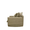 Lotus Luxurious Modern Slipcover Sofa / Lounge Armchair Khaki Colour
