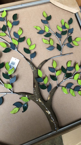 Springtime Tree of Life Metal Wall Art Hanging