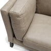 Modena Luxurious Riverstone Coloured Italian Leather Sofa Armchair
