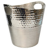 Aluminium Curve Interior Design Wine Bucket Showpiece Ornament